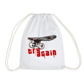 Skateboard - Sac de sport léger - blanc - Devant