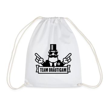 Signaux de main pour l’équipe de marié (enterrement de vie de garçon Enterrement de vie de garçon / 1C) - Sac de sport léger - blanc - Devant
