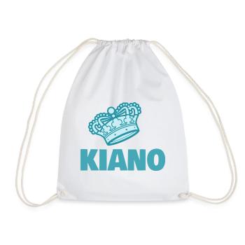 Cadeau pour Kiano - Sac de sport léger - blanc - Devant