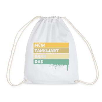 Handwerker Tankwart - Turnbeutel - Weiß - Vorne