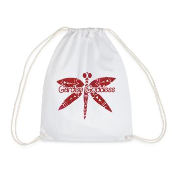 Ailes de Libellule de la Déesse du Jardin - Sac de sport léger - blanc - Devant