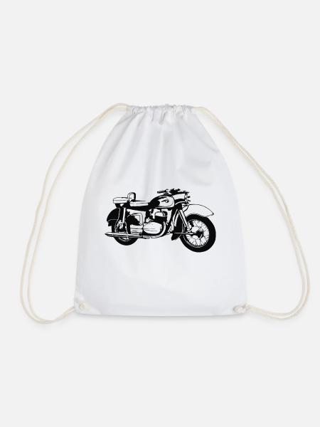 MZ ES 250 Doppelport - Turnbeutel - Weiß