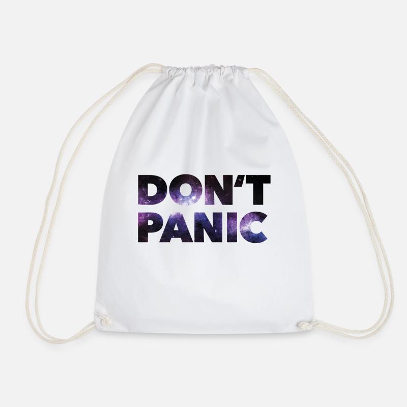Don't Panic * - Turnbeutel - Weiß