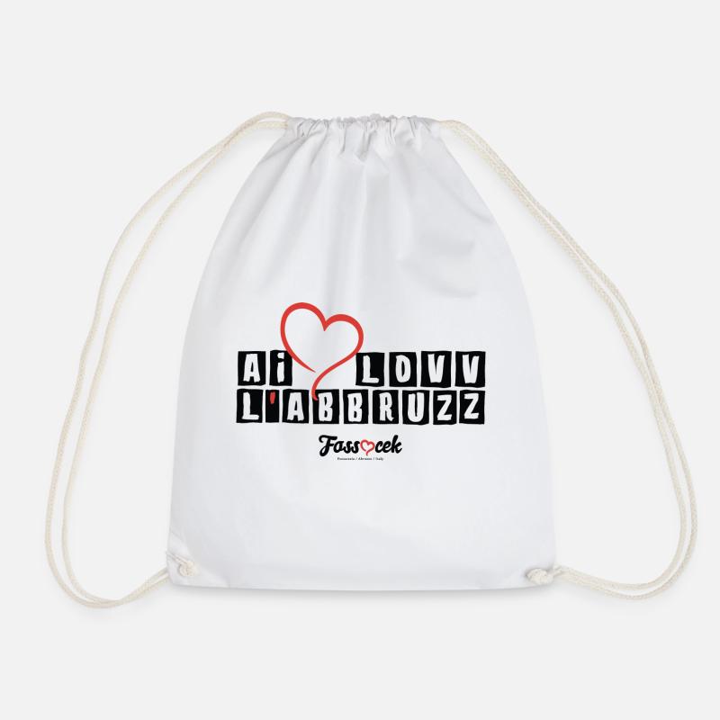 En lovv L « Abbruzz - Sac de sport léger - blanc