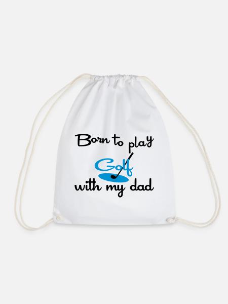 golf - Drawstring Bag - white