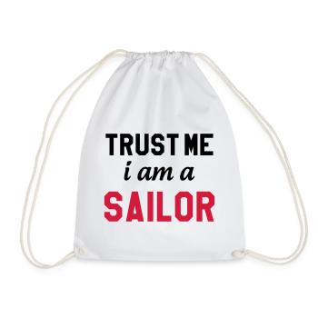Trust me I am a Sailor - Sac de sport léger - blanc - Devant