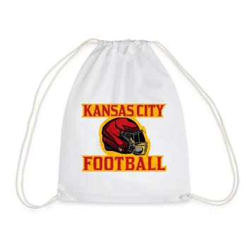 Conception du casque de football de Kansas City - Sac de sport léger - blanc - Devant