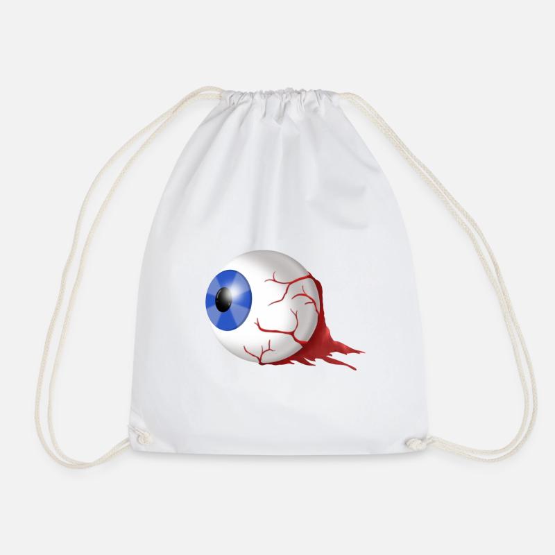 I see you - Drawstring Bag - white