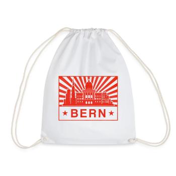 Bern - Drawstring Bag - white - Front