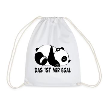 Das ist mir egal - Turnbeutel - Weiß - Vorne