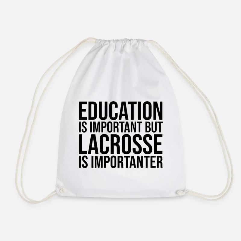 Lacrosse - Turnbeutel - Weiß