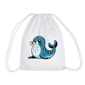 Phoque - Sac de sport léger - blanc - Devant