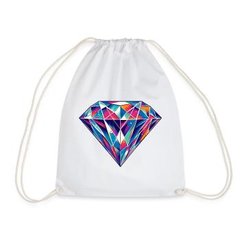 Diamant - Turnbeutel - Weiß - Vorne