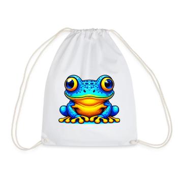 Grenouille - Sac de sport léger - blanc - Devant