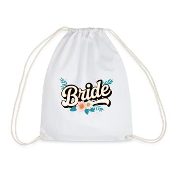 L’équipe de la mariée ! Personnalisable - Sac de sport léger - blanc - Devant