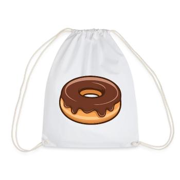 Donut Minimal Food Lover - Turnbeutel - Weiß - Vorne