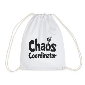 Coordinateur du Chaos - Drôle de dicton - Sac de sport léger - blanc - Devant