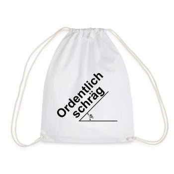 Nettement incliné - Sac de sport léger - blanc - Devant