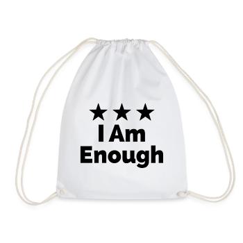 Je suis assez, je suis assez affirmation - Sac de sport léger - blanc - Devant