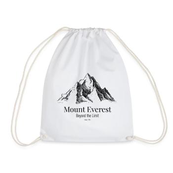 Mont Everest au-delà des limites - Sac de sport léger - blanc - Devant