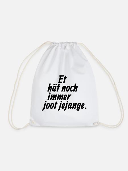 Et hat noch immer joot jejange - Kölsche §3 - Turnbeutel - Weiß