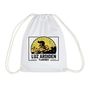 Luz Ardiden Pyrénées Cycling Lacets Art - Sac de sport léger - blanc - Devant