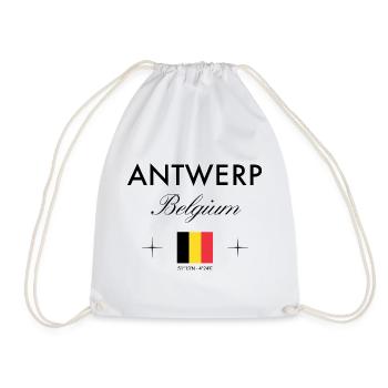 Coordonnées d’Anvers Voyage Souvenir - Sac de sport léger - blanc - Devant