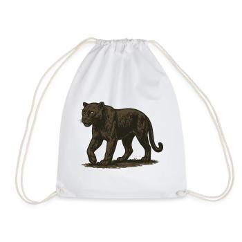 Panther - Turnbeutel - Weiß - Vorne