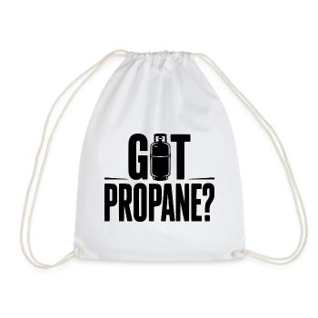 Hast du Propan? - Turnbeutel - Weiß - Vorne