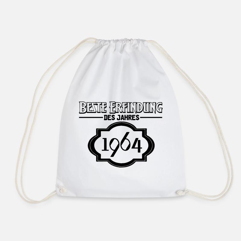 Beste Erfindung des Jahres 1964 Geschenk - Turnbeutel - Weiß