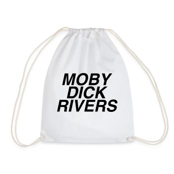 Moby dick rivers - Drawstring Bag - white - Front