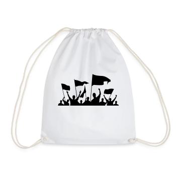 Demonstration / protest - Drawstring Bag - white - Front
