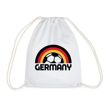 german rainbow soccer - Turnbeutel - Weiß - Vorne