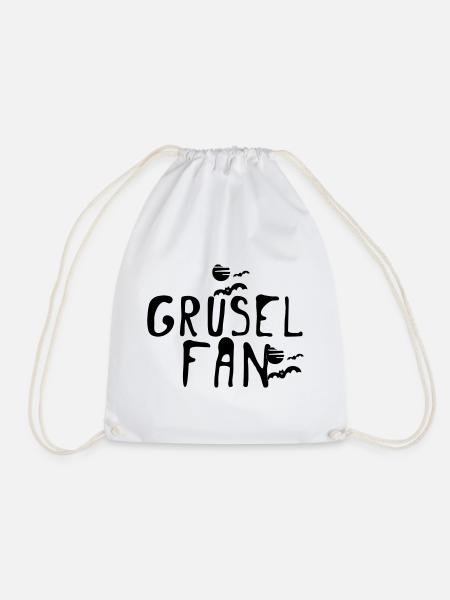 Grusel Fan Halloween Herbst Fun Spruch Geschenk - Turnbeutel - Weiß