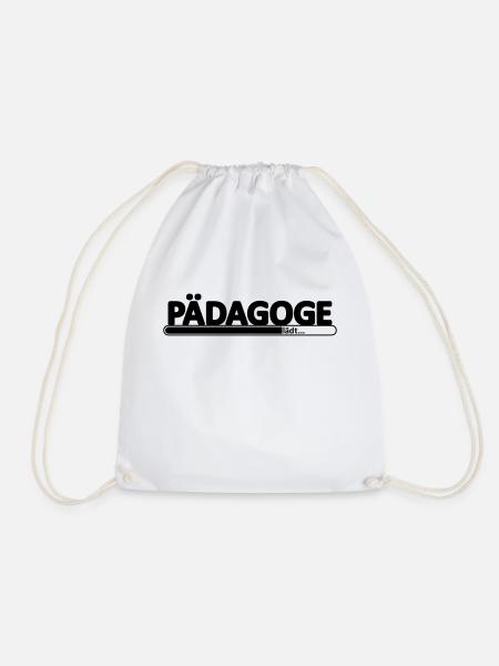 Pädagoge // Pädagogin //Erziehungswissenschaftler - Turnbeutel - Weiß