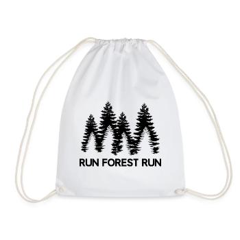 Lauf, Forest, lauf - Turnbeutel - Weiß - Vorne