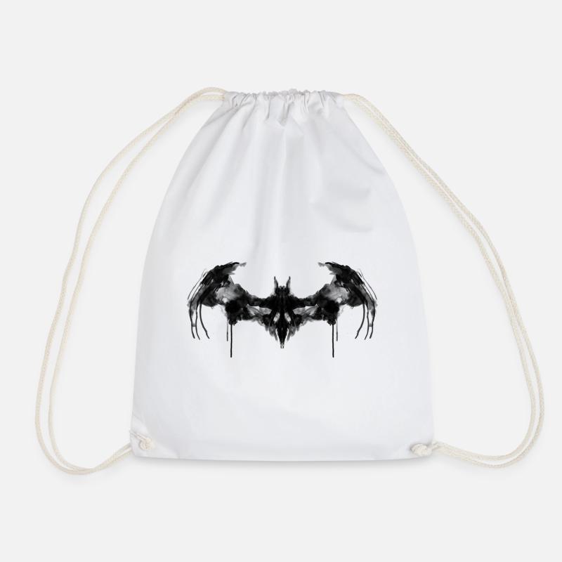 Batman Logo Dark - Turnbeutel - Weiß