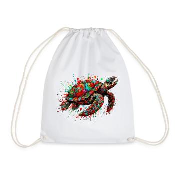 Tortue - Sac de sport léger - blanc - Devant