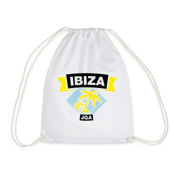 IBIZA Bachelor Party Crew - Drawstring Bag - white - Front
