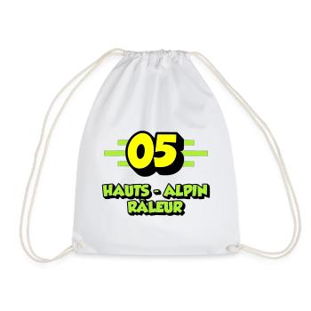 High Alpine Complainer - Drawstring Bag - white - Front