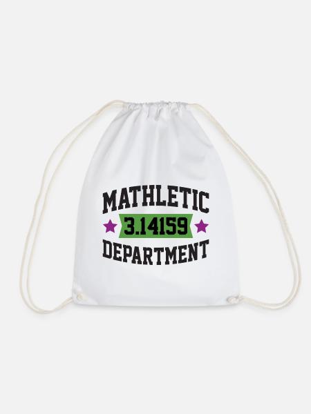 Mathletic Abteilung - Turnbeutel - Weiß