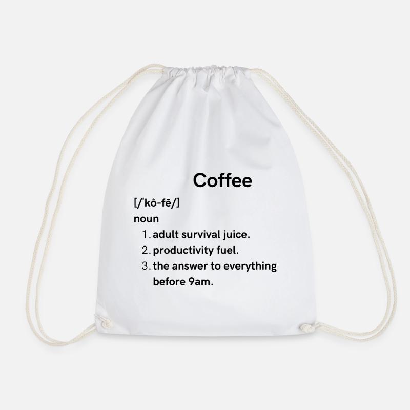 café - Sac de sport léger - blanc