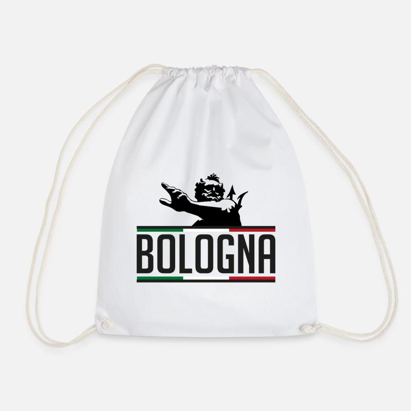 Nettuno Bologna Tricolore - Drawstring Bag - white