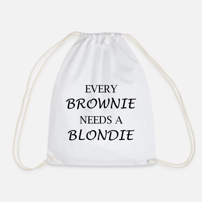 Brownie - Turnbeutel - Weiß