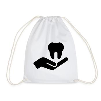 Dentiste, dentiste, cabinet dentaire - Sac de sport léger - blanc - Devant