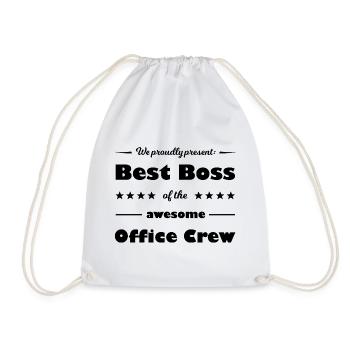 Manager Fanshirt - Turnbeutel - Weiß - Vorne