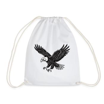 Eagle Bird en mode vol - Sac de sport léger - blanc - Devant