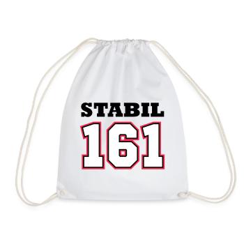 STABIL 161 - FOOTBALL RED - Turnbeutel - Weiß - Vorne