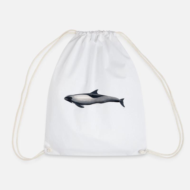 Dolphin Kopf Melone - Peponocephala electra - Turnbeutel - Weiß