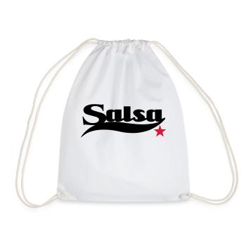 Salsa - Salsa Dance Shirt - Drawstring Bag - white - Front
